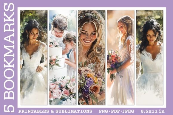 Boho Bride Bookmark: A Touch of Rustic Charm