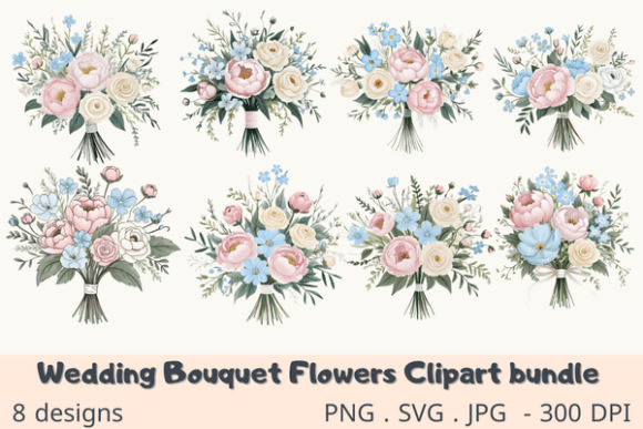 Elegant Floral Graphics for Your Wedding Stationery