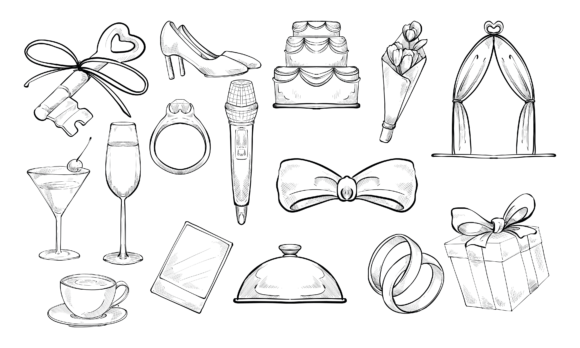 The Wedding Party Handdrawn Collection: A Creative Font for Modern Projects