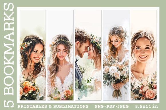 Wedding Bookmarks Bride Groom Bookmark: A Designer's Take