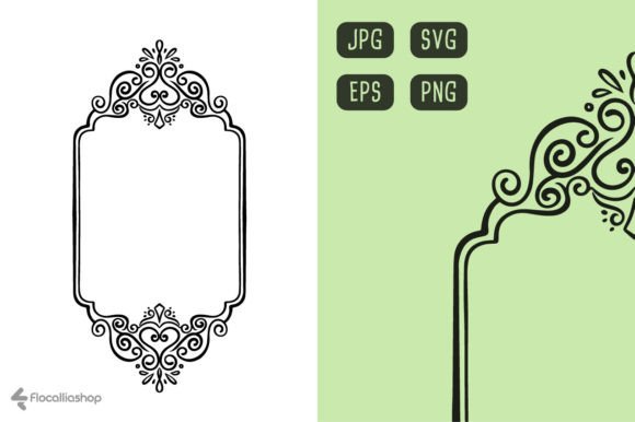 Wedding Frame #046: Elegant Vector Art for Your Designs