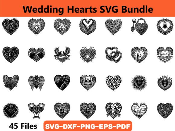 Wedding Hearts SVG Bundle: A Designer's Guide to Versatile Romance